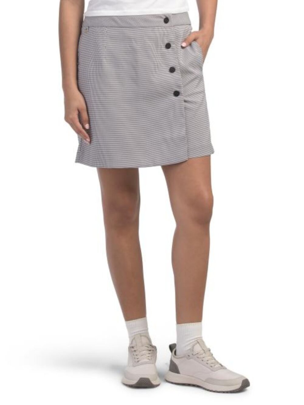 NVO Uv Protection Textured Snap Front Benita Skort